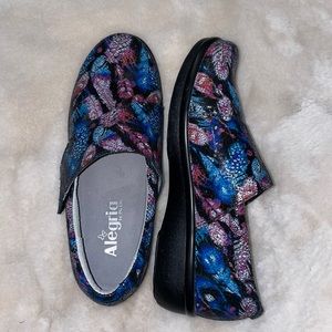 Alegria Shoes Size 38 Black Multicolored